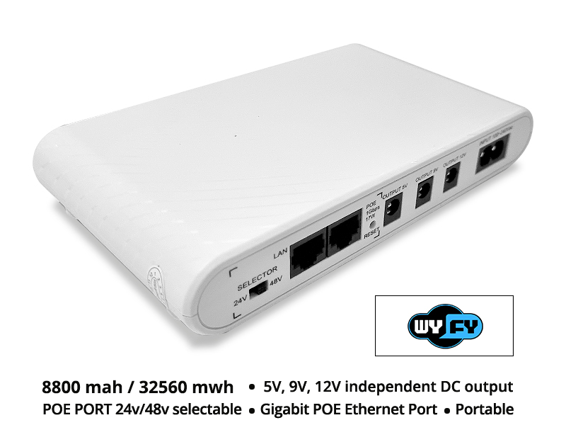 WyFy 8800 mAH Mini DC UPS